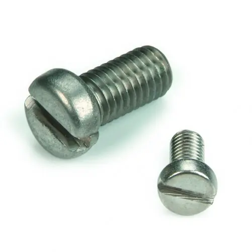 Quantité Limitée Vis métaux tête cylindrique fendue DIN 84 M8 X 1.25 X 35mm Inox A2